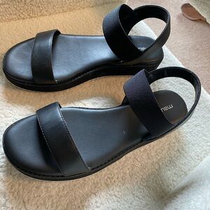 Maurices Black Casual Sandals